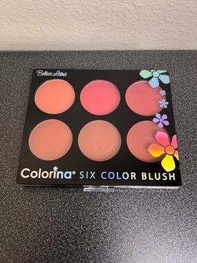 Colorina Six Color Blush Palette – Pink & Peach Shades